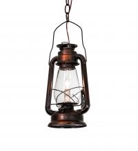 Meyda Blue 220231 - 7" Wide Miners Lantern Mini Pendant