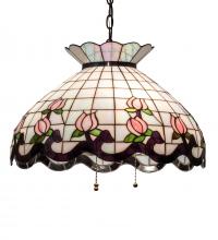 Meyda Blue 232764 - 20" Wide Roseborder Pendant