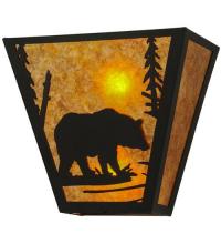 Meyda Blue 23939 - 13" Wide Bear Creek Wall Sconce