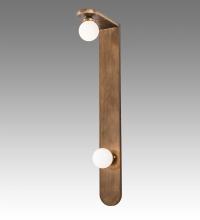 Meyda Blue 240859 - 6" Wide Sanderson 2 Light Wall Sconce