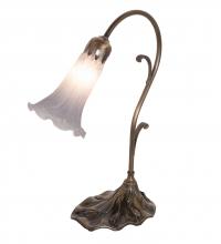 Meyda Blue 251846 - 15" High Grey Pond Lily Accent Lamp
