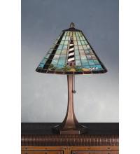 Meyda Blue 69409 - 21"H The Lighthouse on Cape Hatteras Table Lamp