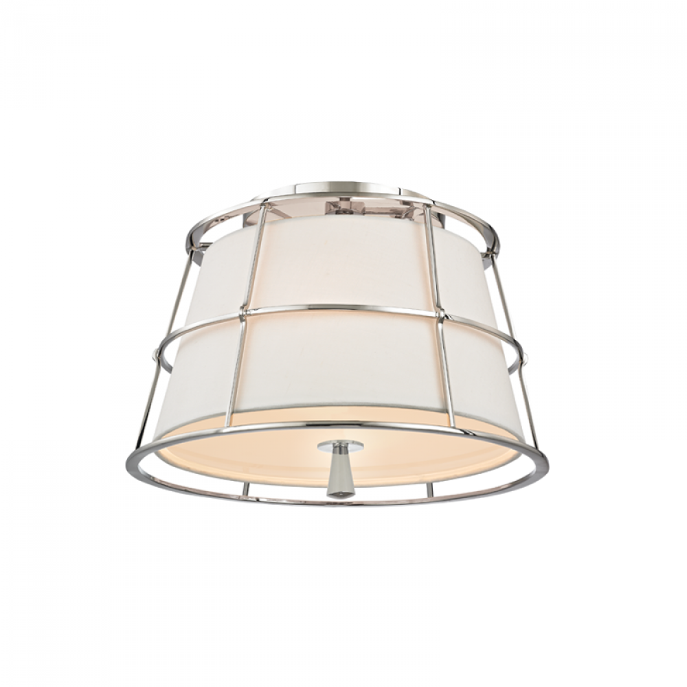 2 LIGHT SEMI FLUSH