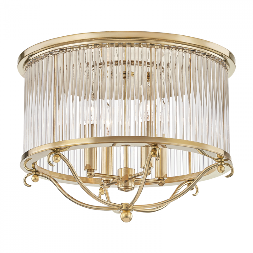 4 LIGHT SEMI-FLUSH