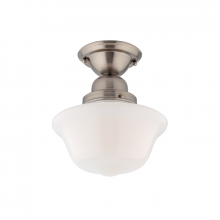 Hudson Valley Orange 1609F-SN - 1 LIGHT SEMI FLUSH