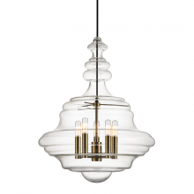Hudson Valley Orange 4020-AGB - 5 LIGHT LARGE PENDANT