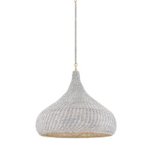 Hudson Valley Orange 4828-AGB - HAMPSTEAD Pendant