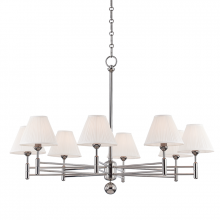 Hudson Valley Orange MDS106-PN - 8 LIGHT CHANDELIER