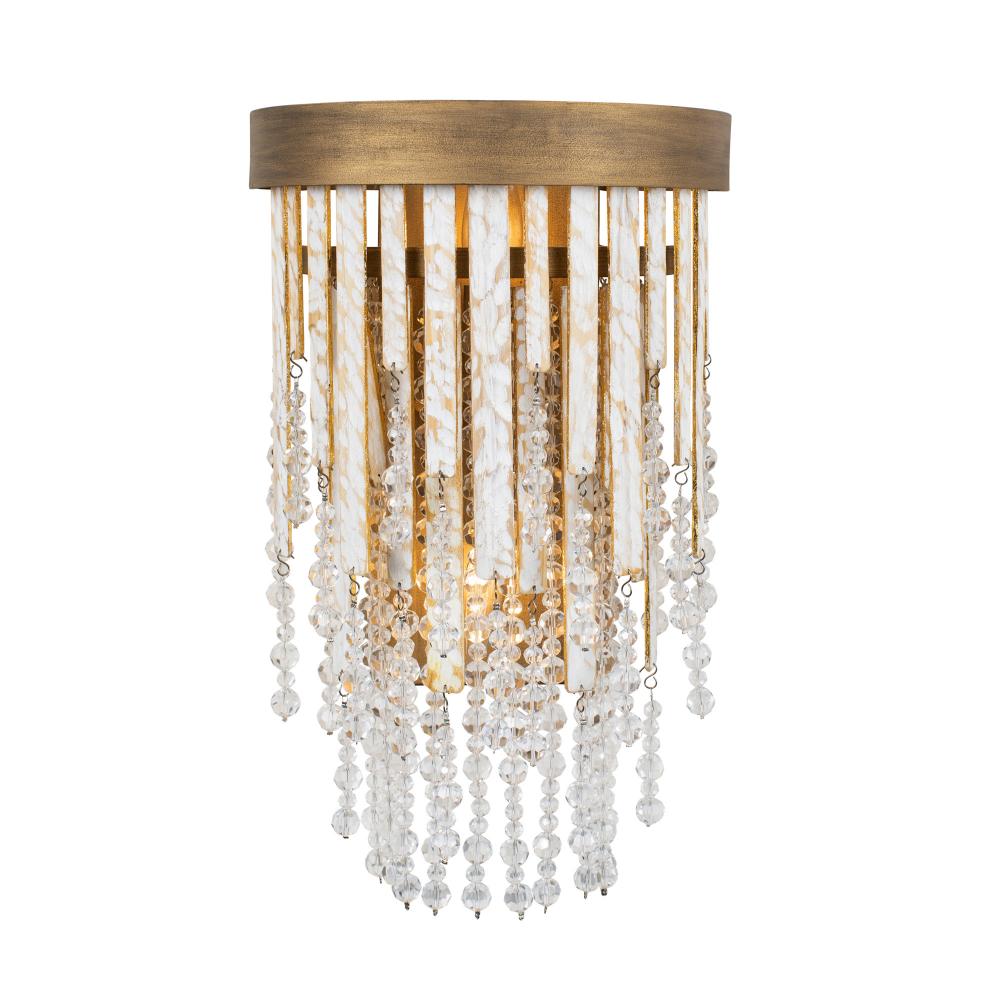 Lafayette 2-Lt Sconce - Havana Gold