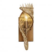 Varaluz 240K01RBTR - Flow 1-Lt Right Sconce - Baguette/Natural Rattan