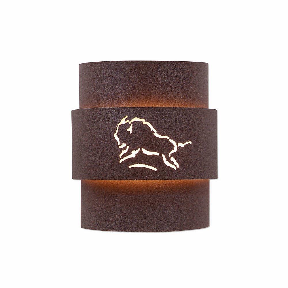 Northridge Sconce Small - Bison - Rustic Brown Finish