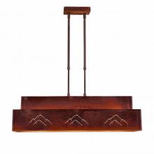 Avalanche Ranch Lighting A45941-02 - Ridgeview Kitchen Island Light - Mountain - Rust Patina Finish