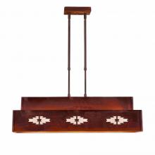 Avalanche Ranch Lighting A45984-02 - Ridgeview Kitchen Island Light - Pueblo - Rust Patina Finish