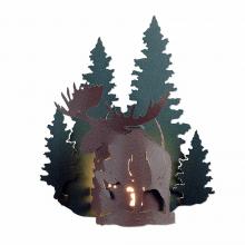 Avalanche Ranch Lighting A52028-74 - Alaskan Moose Exterior - Forest/Cedar Green-Rustic Brown Base Finish