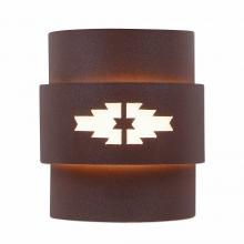 Avalanche Ranch Lighting A56284-27 - Northridge Sconce Large - Pueblo - Rustic Brown Finish