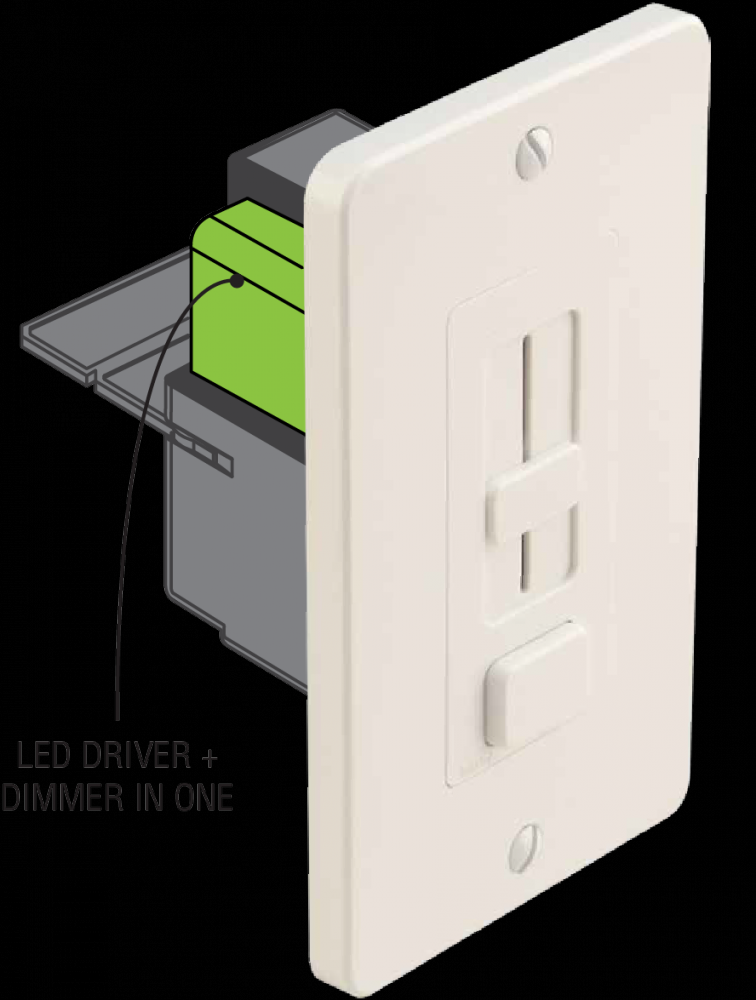 Switchex® LED Driver + Dimmer in One