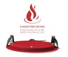 National Specialty Lighting Ltd. DL-FR-5CCT-4-WH - 5CCT Fire Rated Thin Line