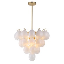 Artcraft AC11999WH - Globo Collection 9-Light Chandelier Brass