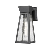 Artcraft AC8860BK - Lucian Collection 1-Light 12" Outdoor Wall Light Black