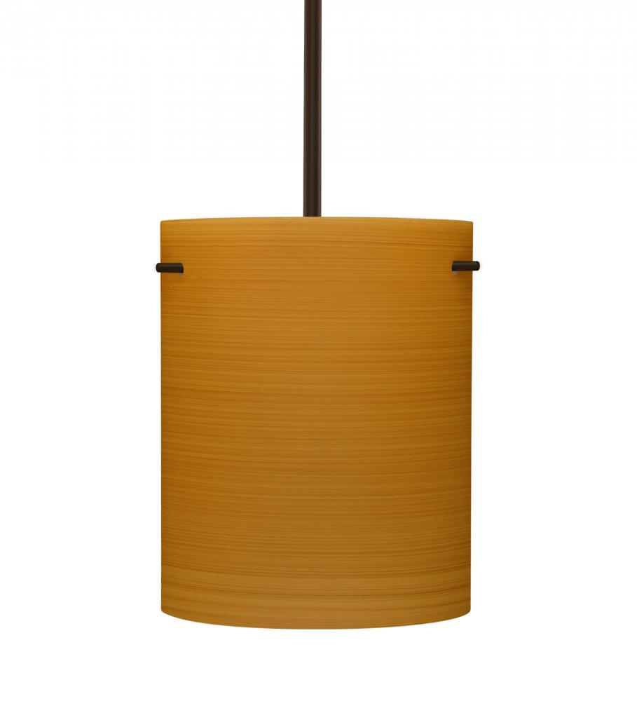 Besa Stem Pendant Tamburo 8 Bronze Oak 1x100W Medium Base