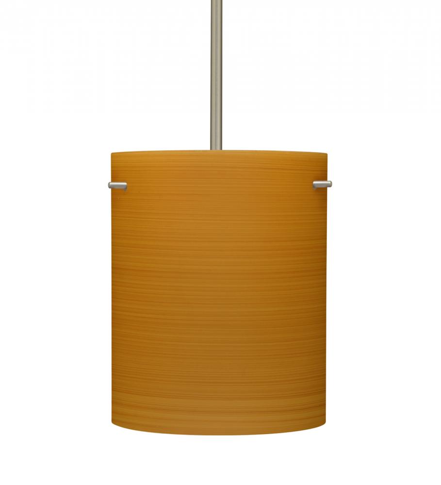 Besa Tamburo 8 Pendant Oak Satin Nickel 1x11W LED