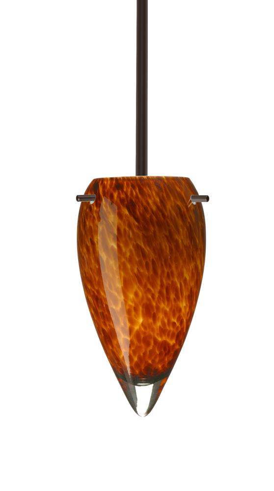 Besa Juli LED Pendant Amber Cloud Bronze 1x9W LED