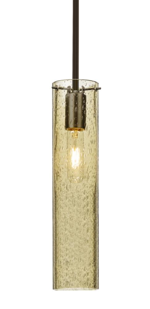 Besa, Juni 16 Stem Pendant, Gold Bubble, Bronze, 1x60W Medium Base