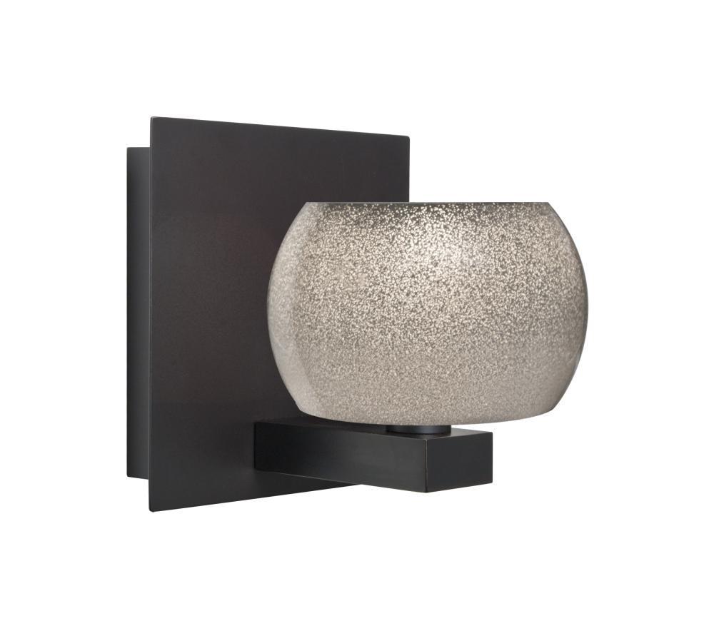 Besa, Keno Vanity, Smoke Sand, Bronze Finish, 1x60W Halogen