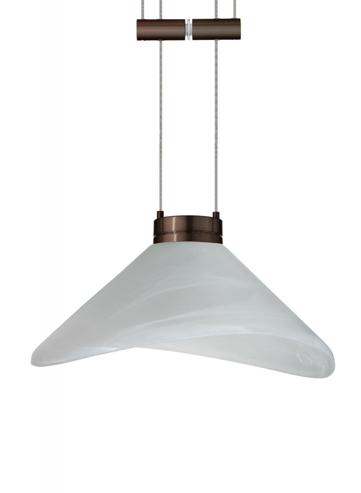 Besa Pendant Hoppi Bronze Marble 1x50W Halogen