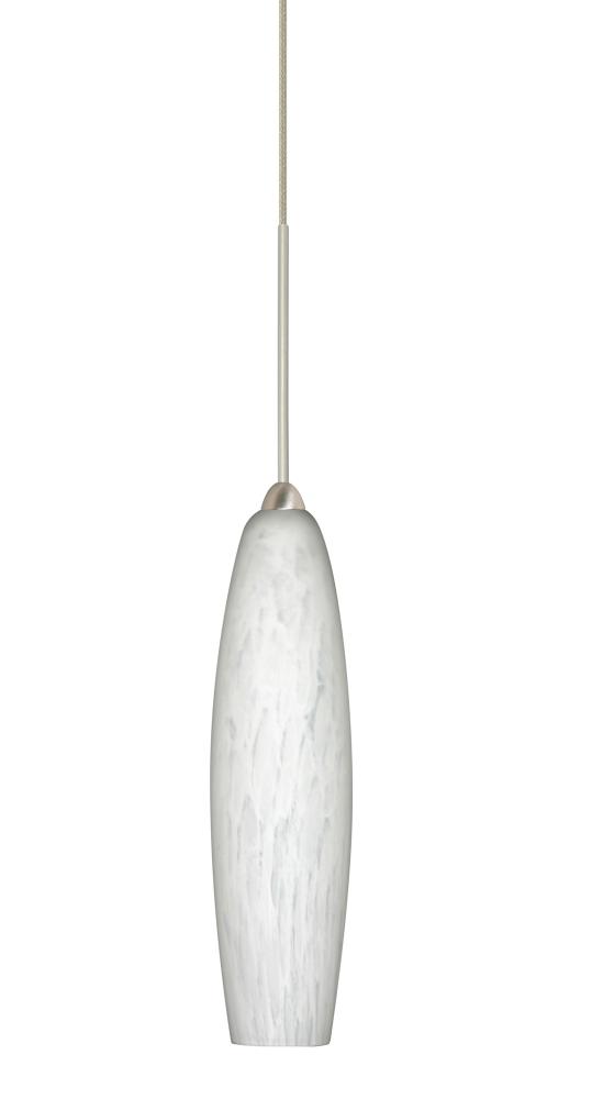 Besa Pendant Zumi Satin Nickel Carrera 1x35W Halogen