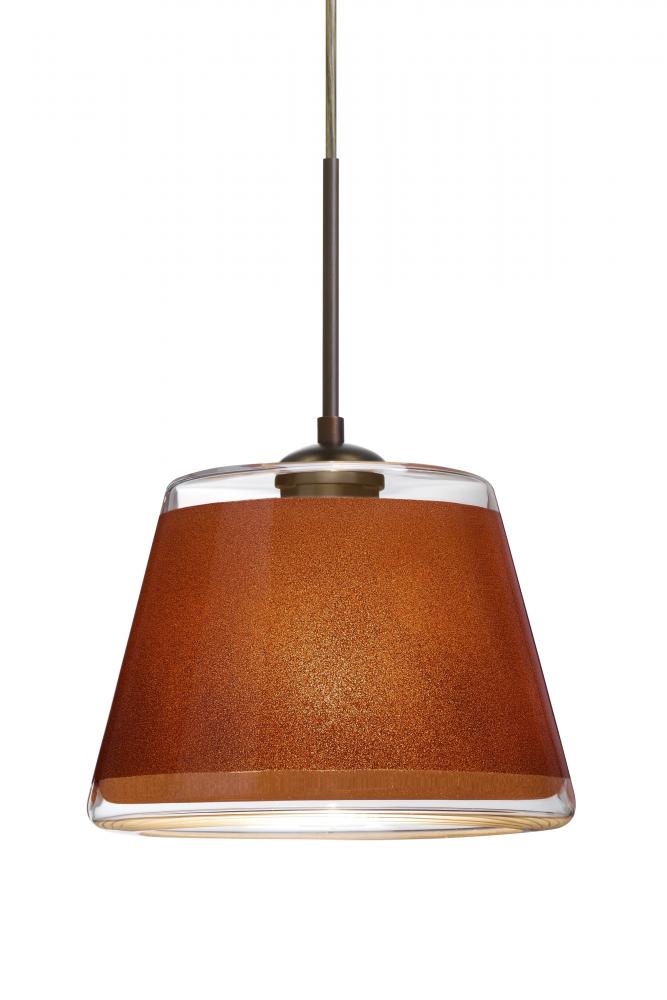 Besa Pendant Pica 9 Bronze Tan Sand 1x75W A19