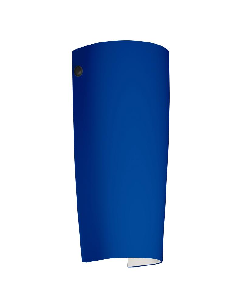 Besa Wall Tomas Black Cobalt Blue Matte 1x75W Medium Base