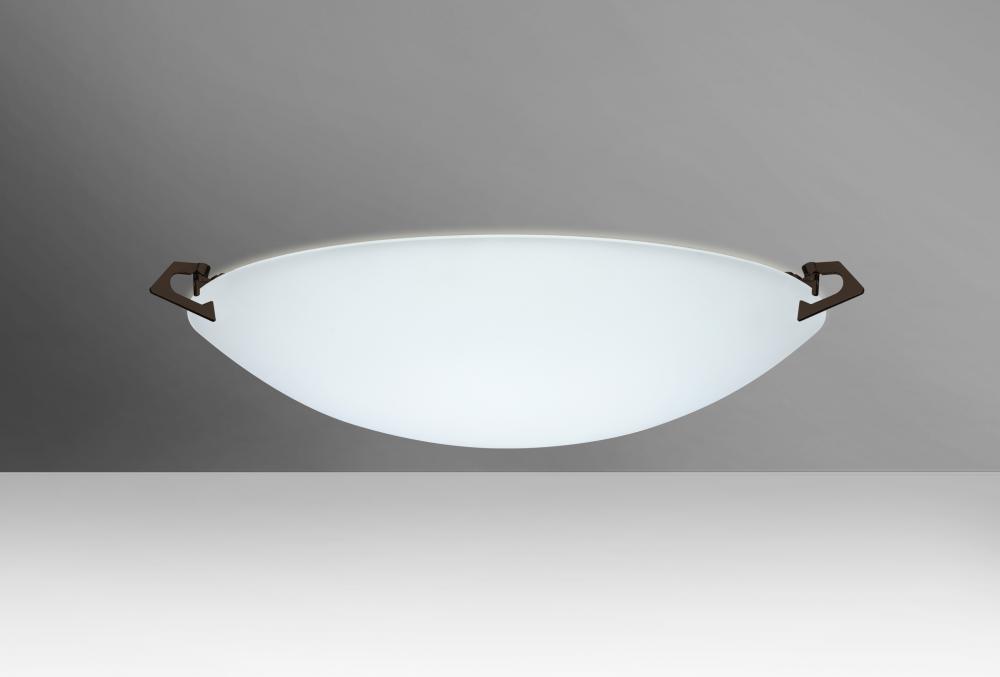 Besa Ceiling Sonya 17 Bronze Satin Frost 2x100W G9