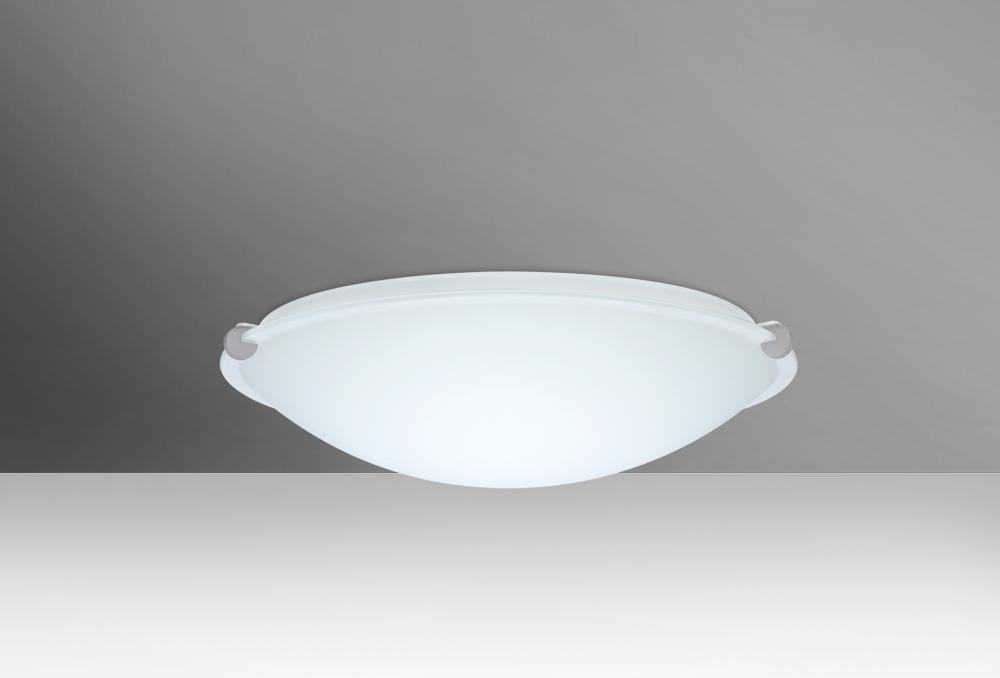 Besa Ceiling Trio 12 Satin Nickel White 1x150W T5