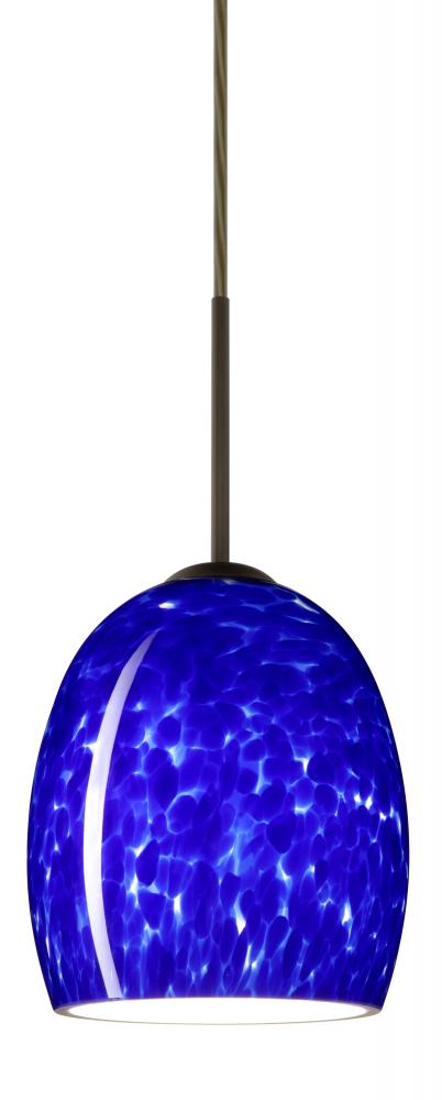 Besa Lucia LED Pendant For Multiport Canopy Blue Cloud Bronze 1x9W LED