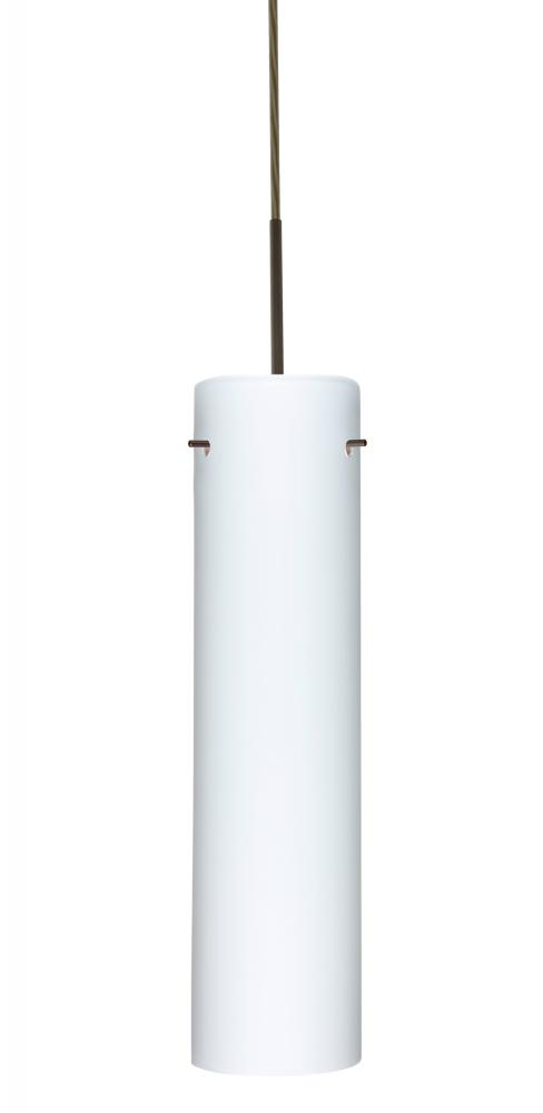 Besa Pendant For Multiport Canopy Stilo 16 Bronze Opal Matte 1x100W Medium Base