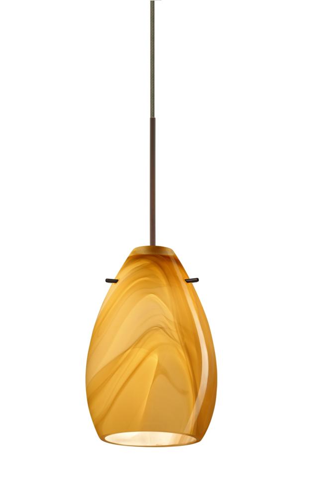 Besa Pendant For Mulitport Canopy Pera 6 Bronze Honey 1x5W LED