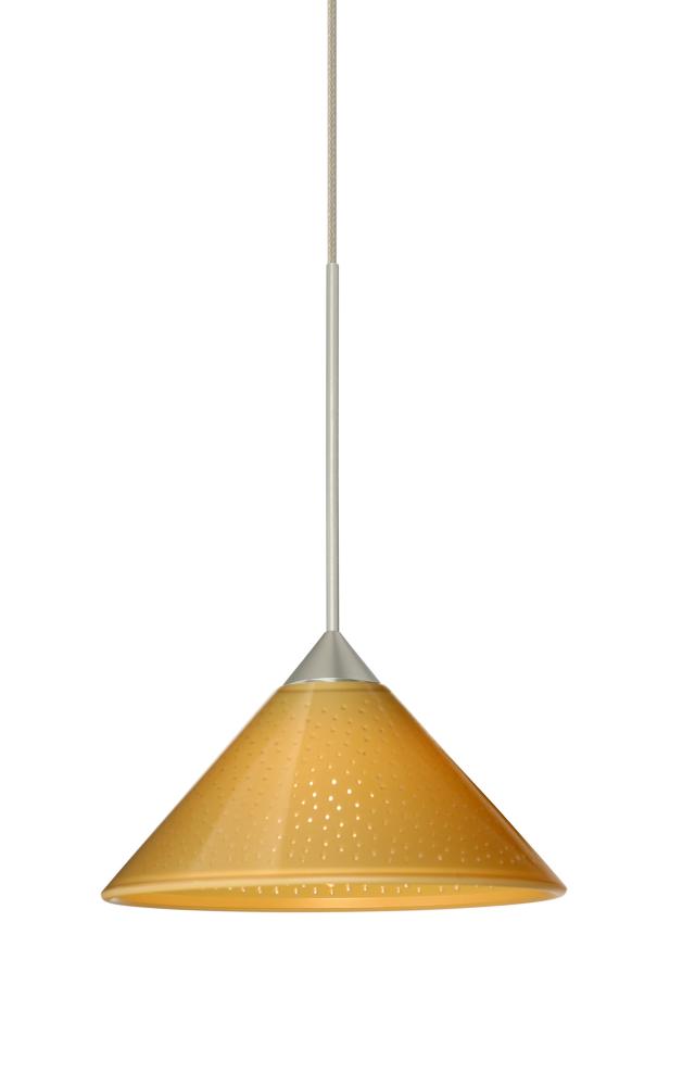 Besa Pendant For Multiport Canopy Kona Satin Nickel Mango Starpoint 1x5W LED