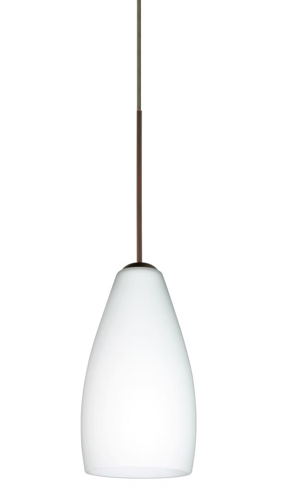 Besa Pendant For Multiport Canopy Karli Bronze Opal Matte 1x5W LED
