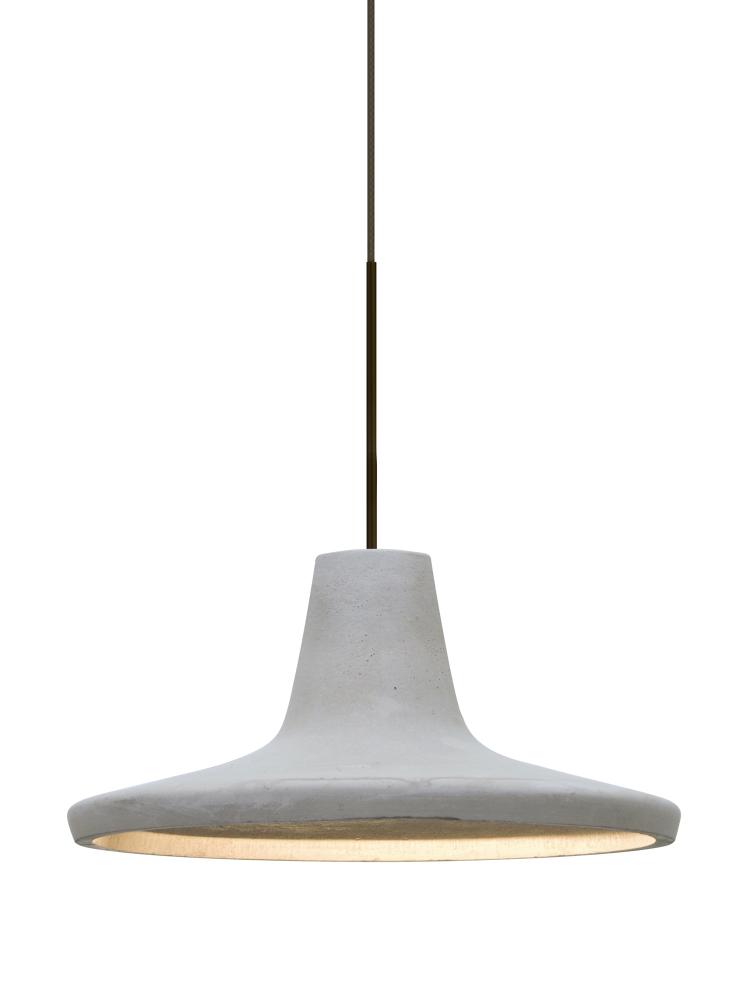 Besa Modus Cord Pendant For Multiport Canopy, Natural, Bronze Finish, 1x9W LED