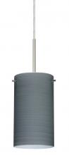 Besa Lighting 1BC-4404TN-LED-SN - Besa Stilo 7 LED Pendant Titan Satin Nickel 1x9W LED