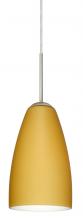 Besa Lighting 1JC-1511VM-SN - Besa Riva 9 Pendant Satin Nickel Vanilla Matte 1x75W Medium Base