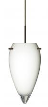 Besa Lighting 1JC-412506-LED-BR - Besa Juli LED Pendant Opal Glossy Bronze 1x9W LED