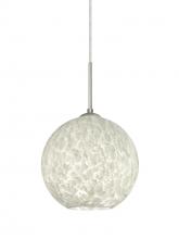 Besa Lighting 1JC-COCO819-SN - Besa Coco 8 Pendant, Carrera, Satin Nickel Finish, 1x60W Medium Base