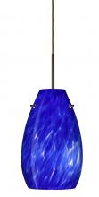 Besa Lighting 1JT-412686-BR - Besa Pera 9 Pendant Bronze Blue Cloud 1x100W Medium Base