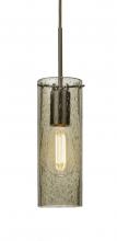 Besa Lighting 1JT-JUNI10LT-EDIL-BR - Besa, Juni 10 Cord Pendant, Latte Bubble, Bronze, 1x4W LED Filament