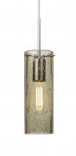 Besa Lighting 1JT-JUNI10LT-EDIL-SN - Besa, Juni 10 Cord Pendant, Latte Bubble, Satin Nickel, 1x4W LED Filament