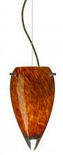 Besa Lighting 1KX-412518-LED-BR - Besa Juli LED Cable Pendant Amber Cloud Bronze 1x9W LED