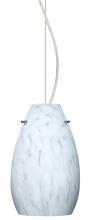 Besa Lighting 1KX-412619-LED-SN - Besa Pera 9 LED Pendant Carrera Satin Nickel 1x9W LED