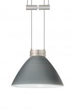 Besa Lighting 1XA-1743TN-SN - Besa Pendant Domi Satin Nickel Titan 1x50W Halogen